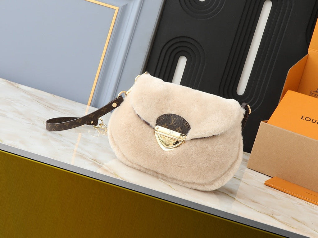 FAVORITE plush monogram handbag