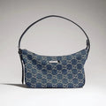 2026 Small Underarm Bag/Shoulder Bag (Dark Blue GG Denim) 874743 FAF8V 4042