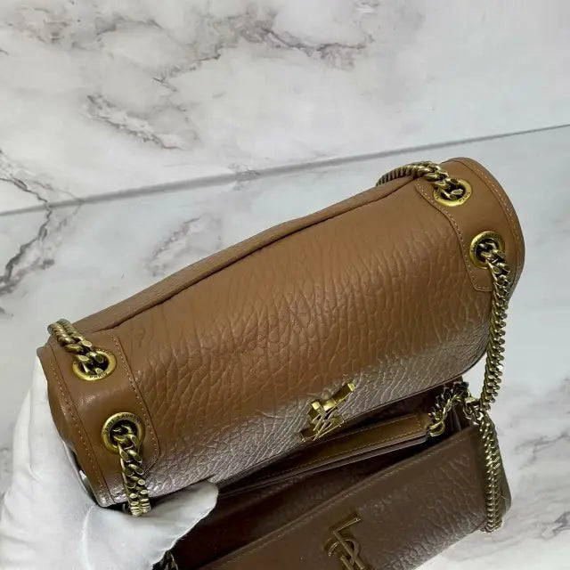 Niki Baby grained leather