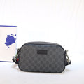 Black GG Imprime Camera Crossbody Bag