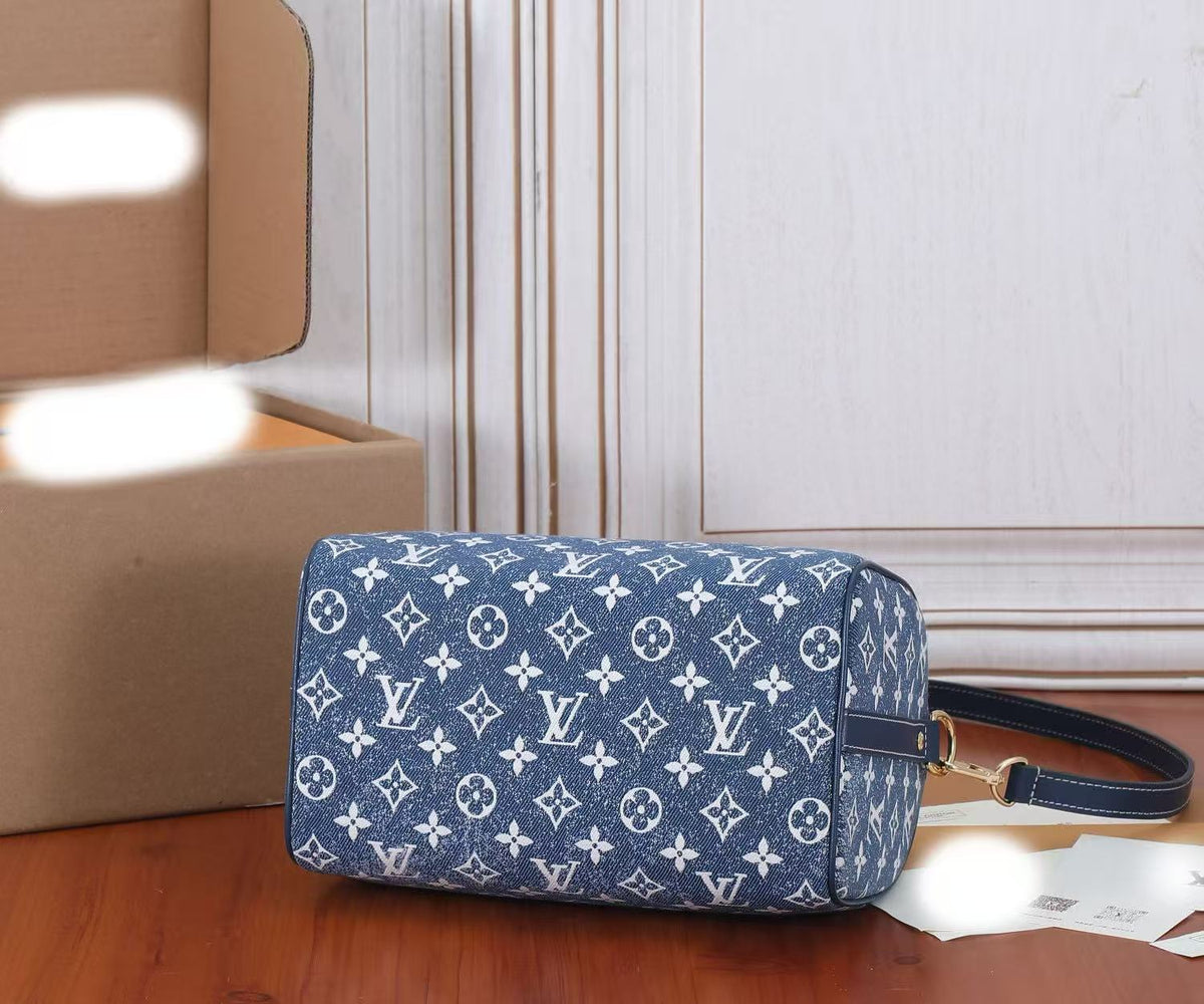 Speedy Bandoulière 25 Denim Handbag