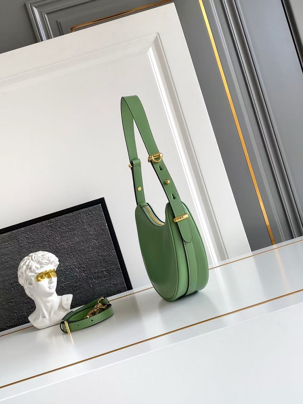 Hobo leather underarm bag