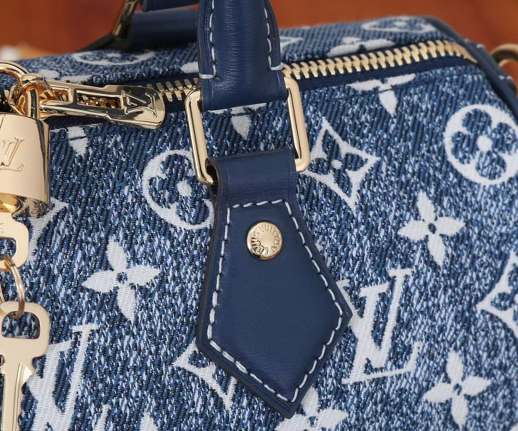 Speedy Bandoulière 25 Denim Handbag