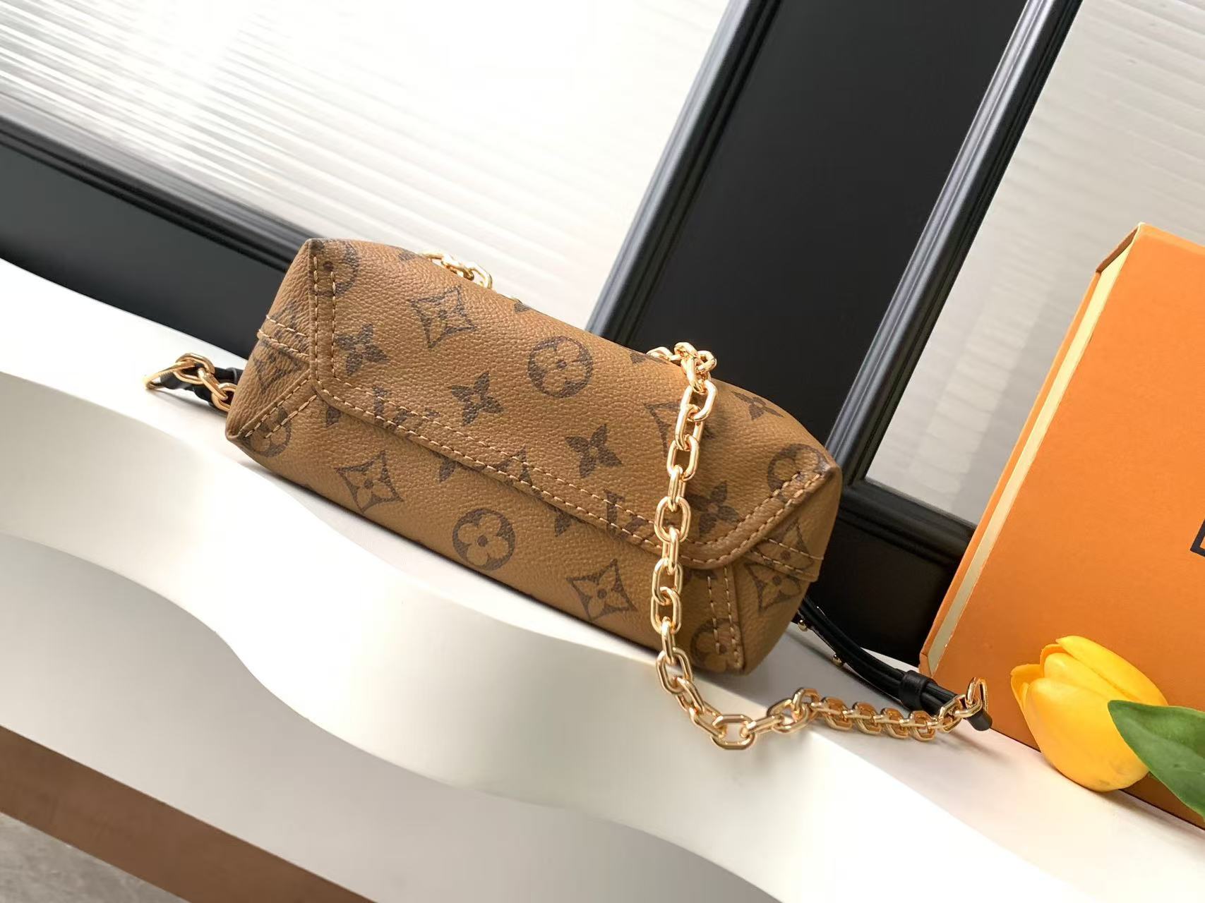 brown monogram handbag series