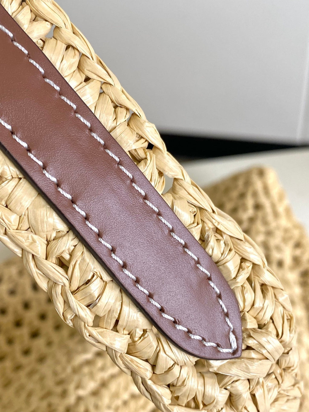 Straw tote bag series