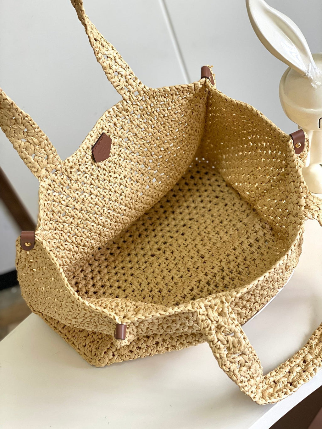 Straw tote bag series