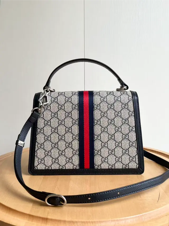 Ophidia Small Top Handle Bag