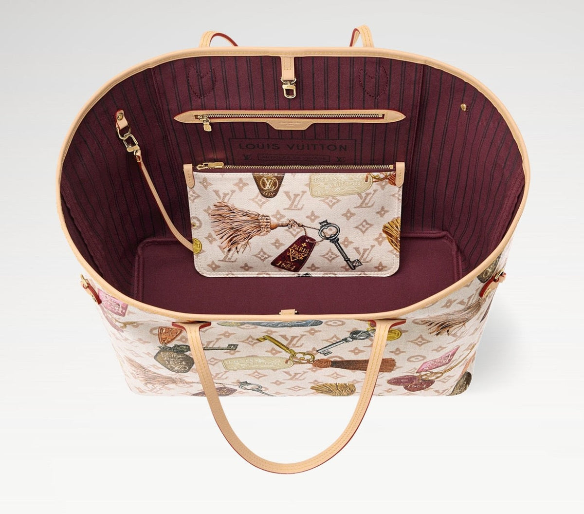 2026 Monogram Canvas Neverfull GM Handbag in a blend of linen and coated canvas M29449