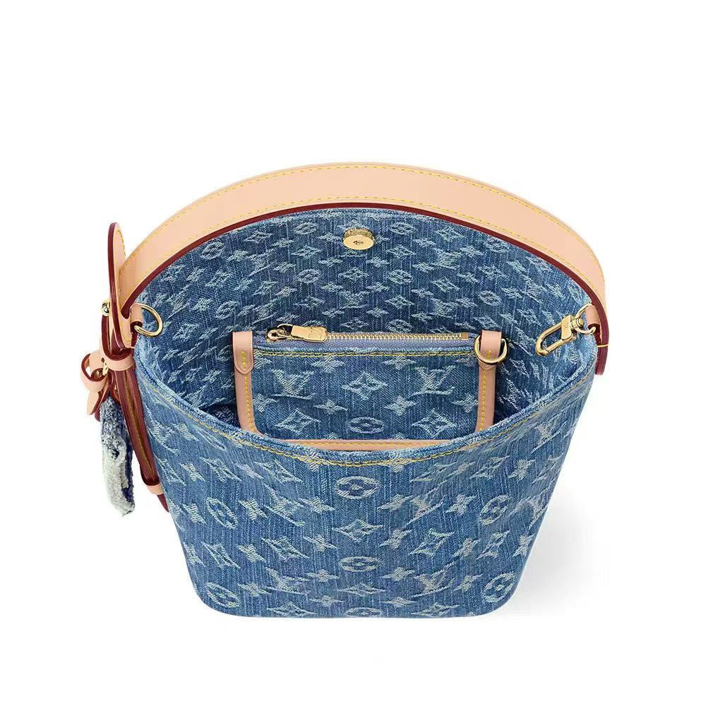 2026 All In BB Monogram Denim Canvas Tote M28107