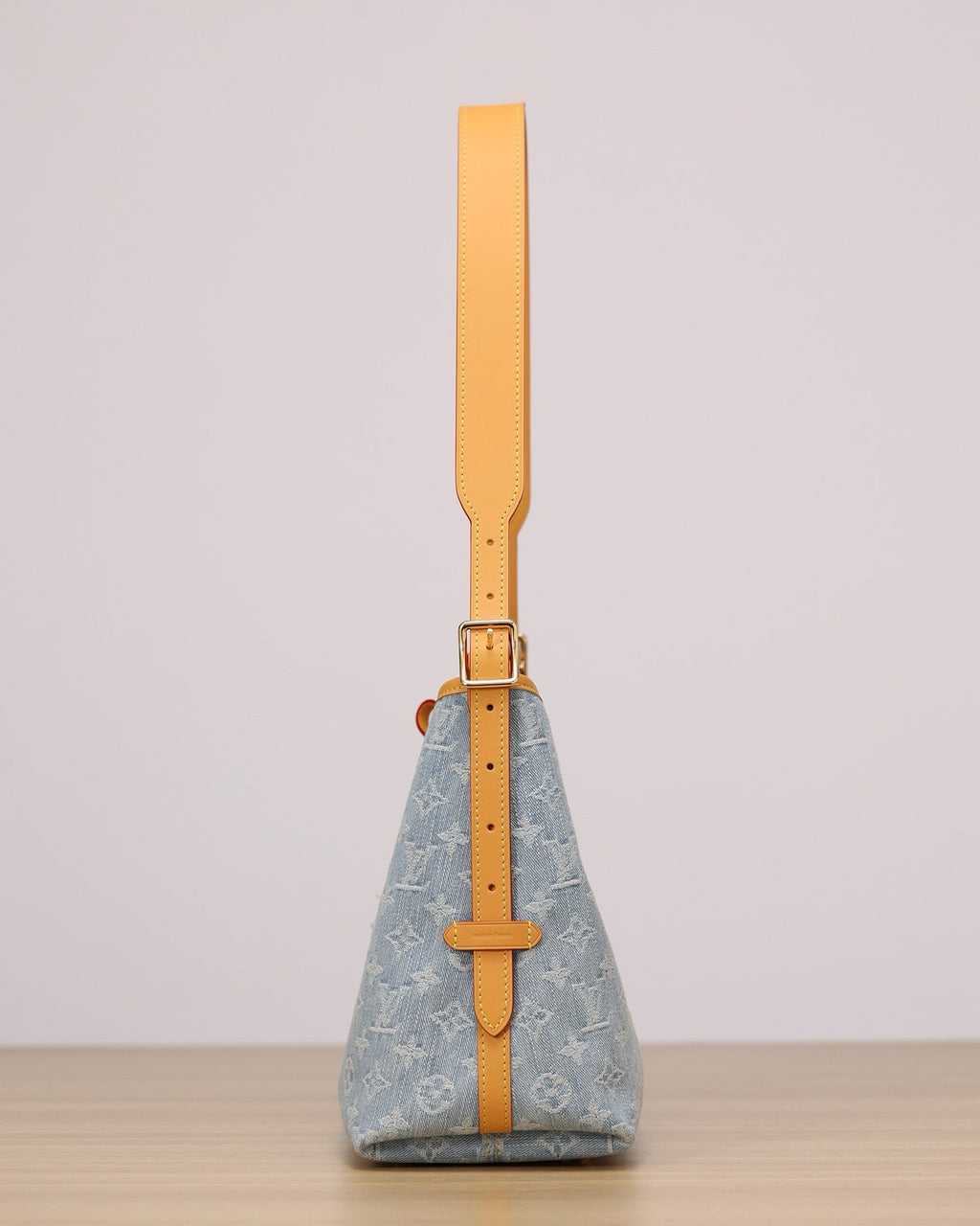 2026 CarryAll PM Handbag, Blue Monogram Denim M11462