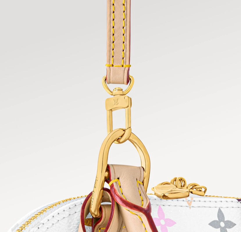 2026 Limited-Edition White-Coated Canvas Collaboration Handbag M13078