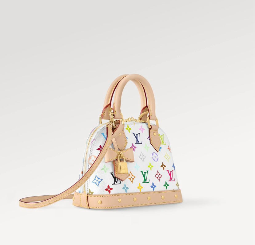 2026 Limited-Edition White-Coated Canvas Collaboration Handbag M13078