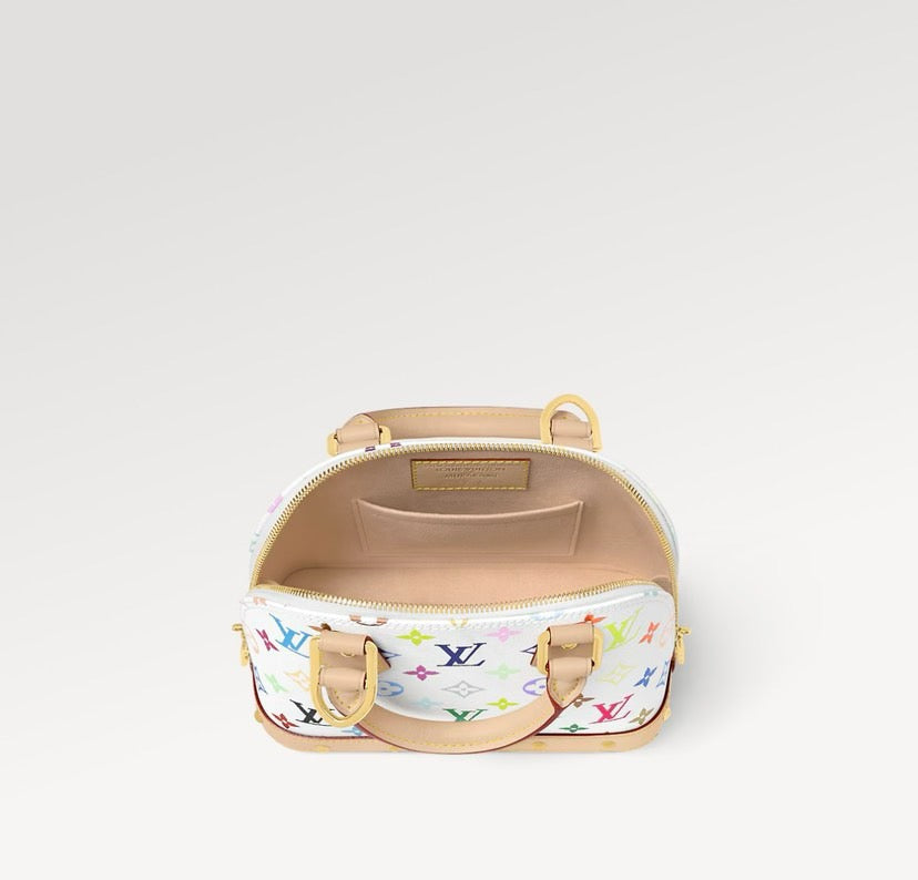 2026 Limited-Edition White-Coated Canvas Collaboration Handbag M13078