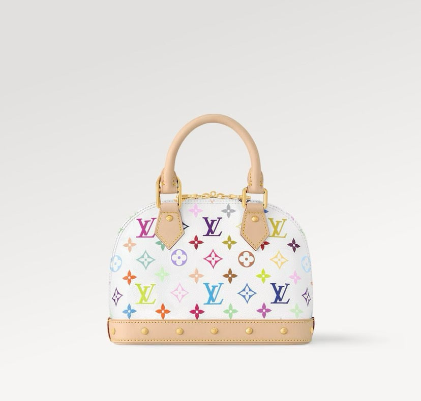 2026 Limited-Edition White-Coated Canvas Collaboration Handbag M13078