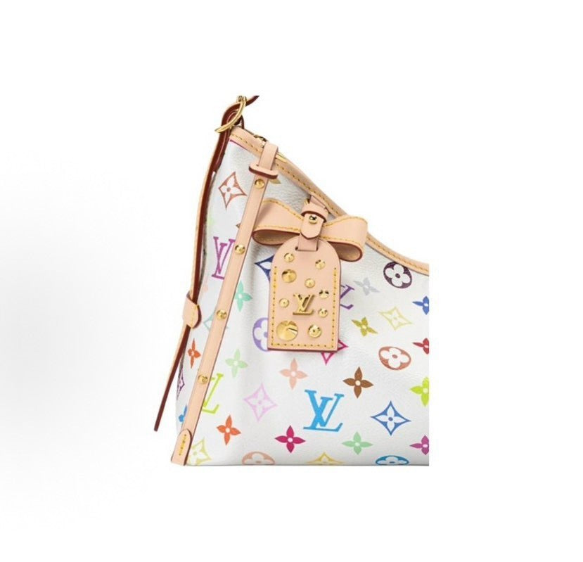 2026 White-Coated Canvas Collaboration Shoulder Bag M27578