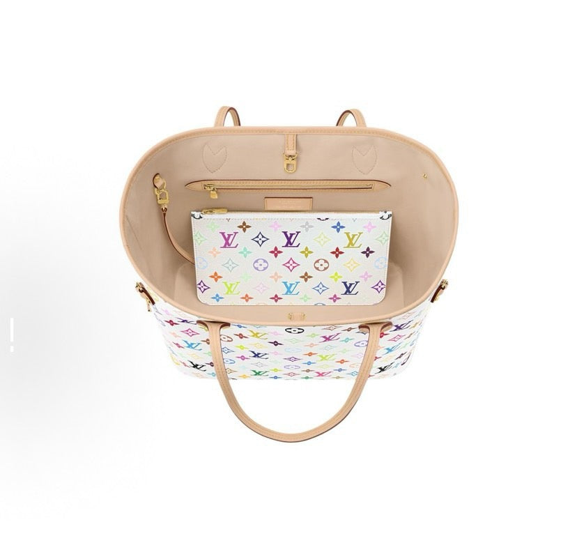 2026 Neverfull MM Handbag in Monogram Multicolore coated canvas M27787