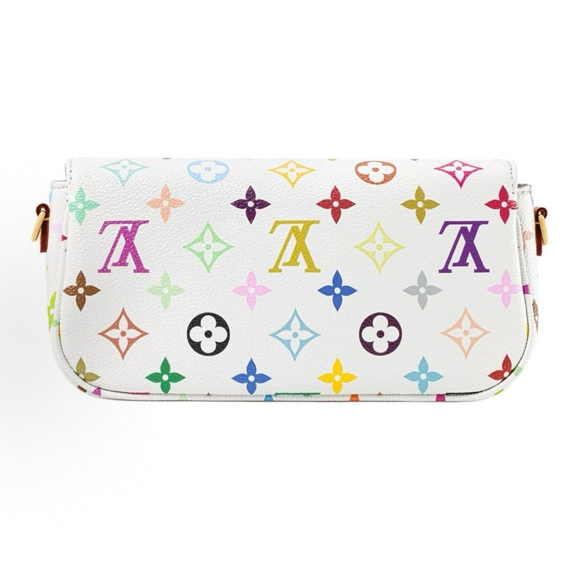 2026 Monogram Multicolore Chain Bag in White Canvas M27492