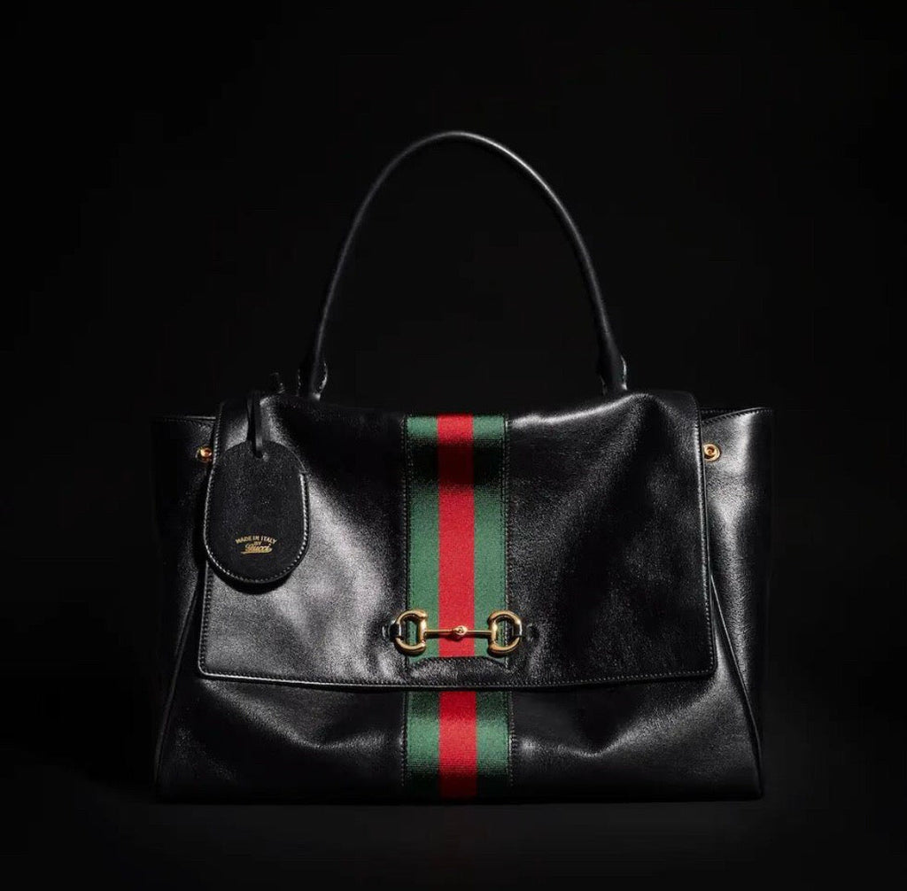 2026 Large Black Premium Leather Paparazzo Handbag 875019 AAGIQ 1053