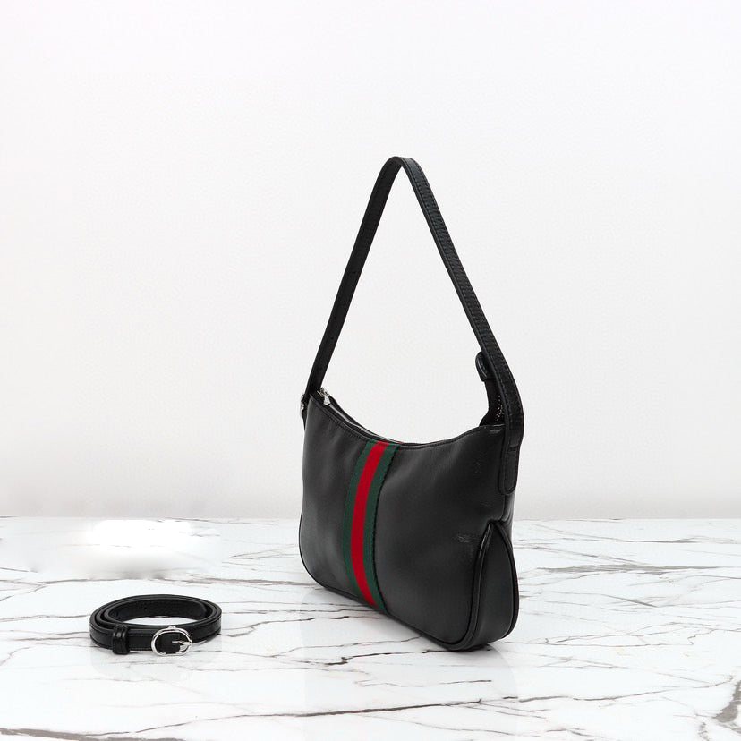 2026 Small Black Underarm Bag/Crossbody Bag 863406 AAGF7 1053