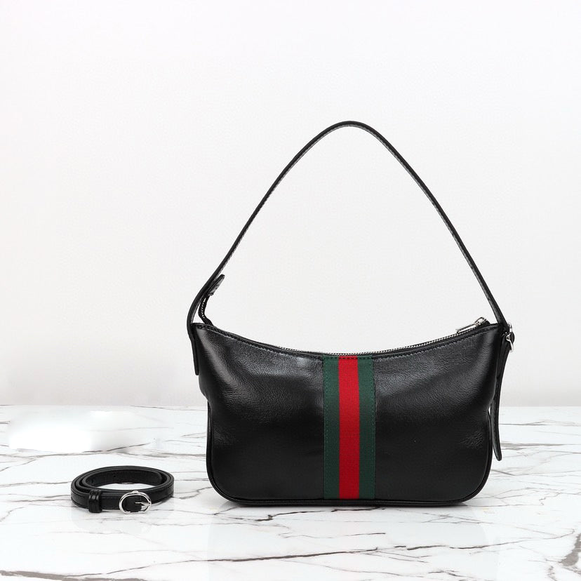 2026 Small Black Underarm Bag/Crossbody Bag 863406 AAGF7 1053