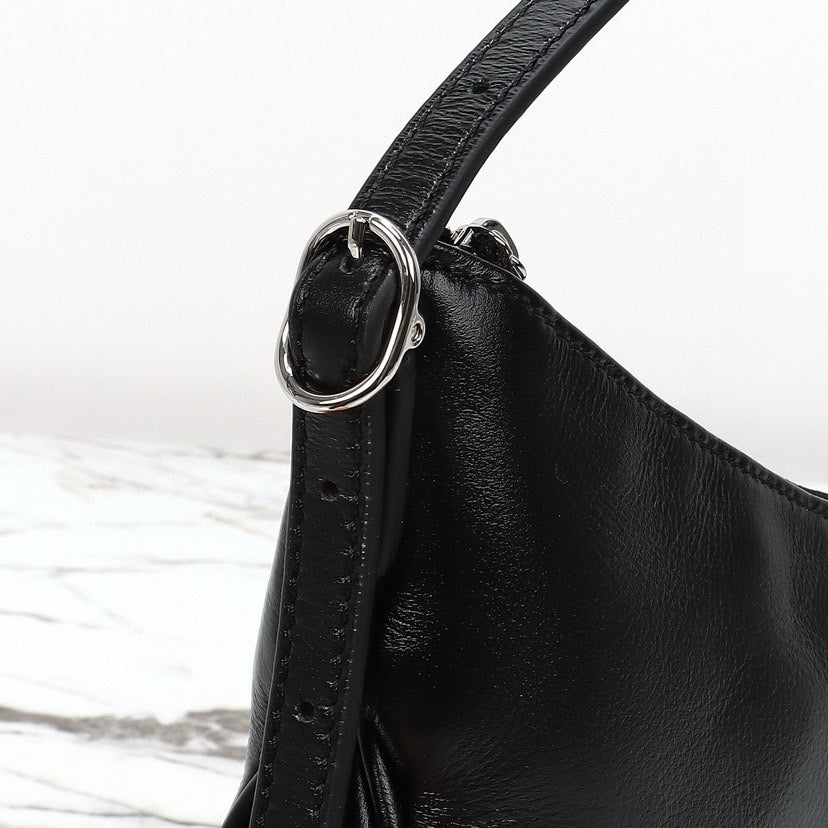 2026 Small Black Underarm Bag/Crossbody Bag 863406 AAGF7 1053