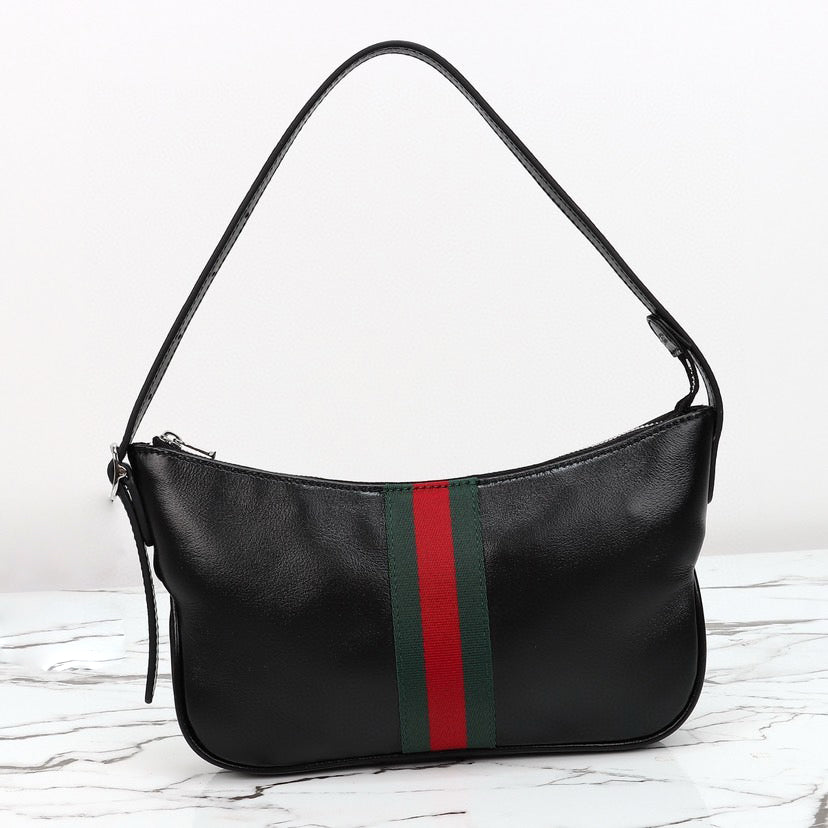2026 Small Black Underarm Bag/Crossbody Bag 863406 AAGF7 1053