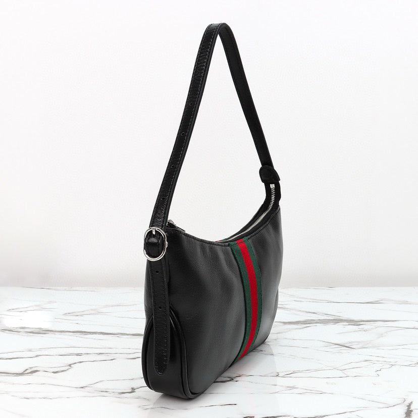 2026 Small Black Underarm Bag/Crossbody Bag 863406 AAGF7 1053