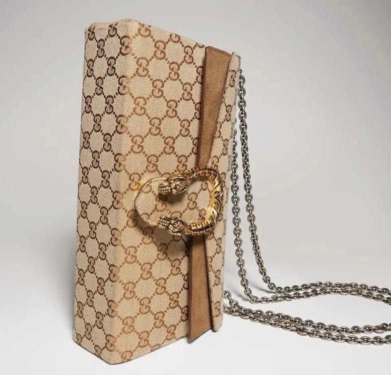 2026 Brown GG Canvas Classic Monogram Dionysus Bag 874735 FAF7S 9642