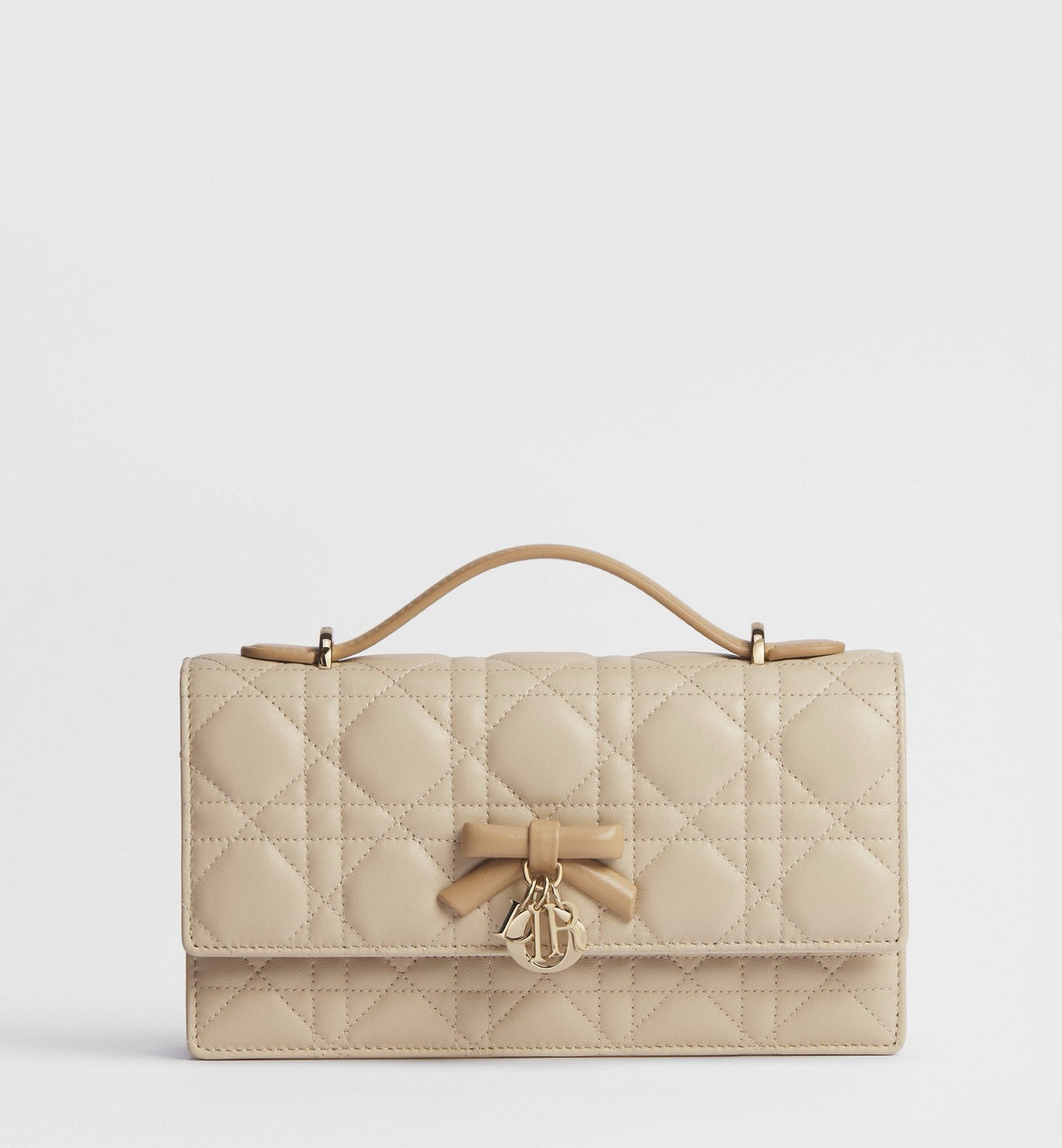 2026 Mini Chain Handbag in Camel-Beige Lambskin S0984OUQC_M10I