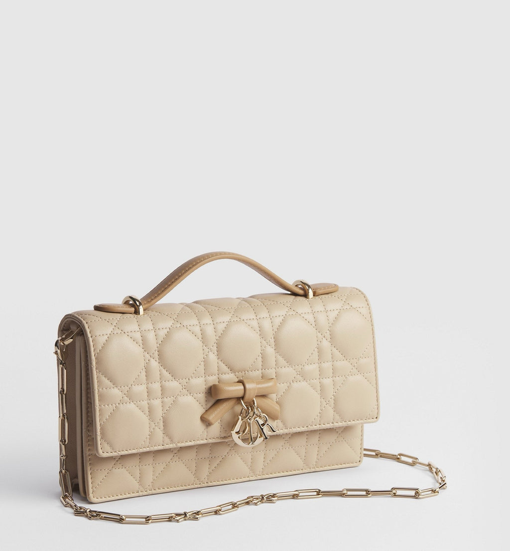 2026 Mini Chain Handbag in Camel-Beige Lambskin S0984OUQC_M10I