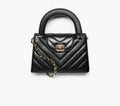 2026 Mini Shopping Bag in Black Shiny Lambskin AS4416 B23757 94305