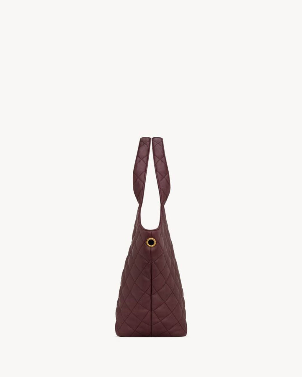 2026 ICARE Burgundy Quilted Lambskin Extra-Large Tote Bag 858191AAANG6195