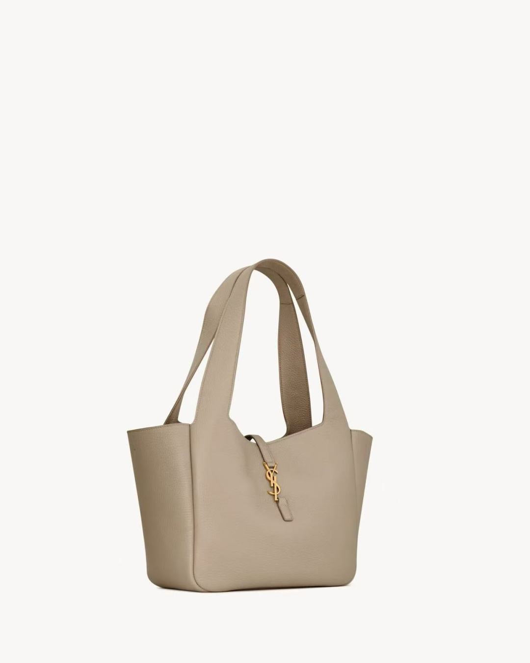 2026 Medium LE 5 À 7 BEA Beige Deer Leather or Cowhide Tote Bag 763435AADUU1346