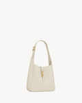 2026 Large Le 5 à 7 Supple Ivory White Leather Shoulder Bag 753837AAAUQ9207