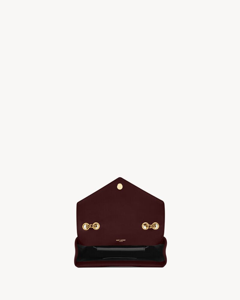 2026 Loulou Series Mini Deep Burgundy Lambskin Shoulder Bag 821749AAEAX6197