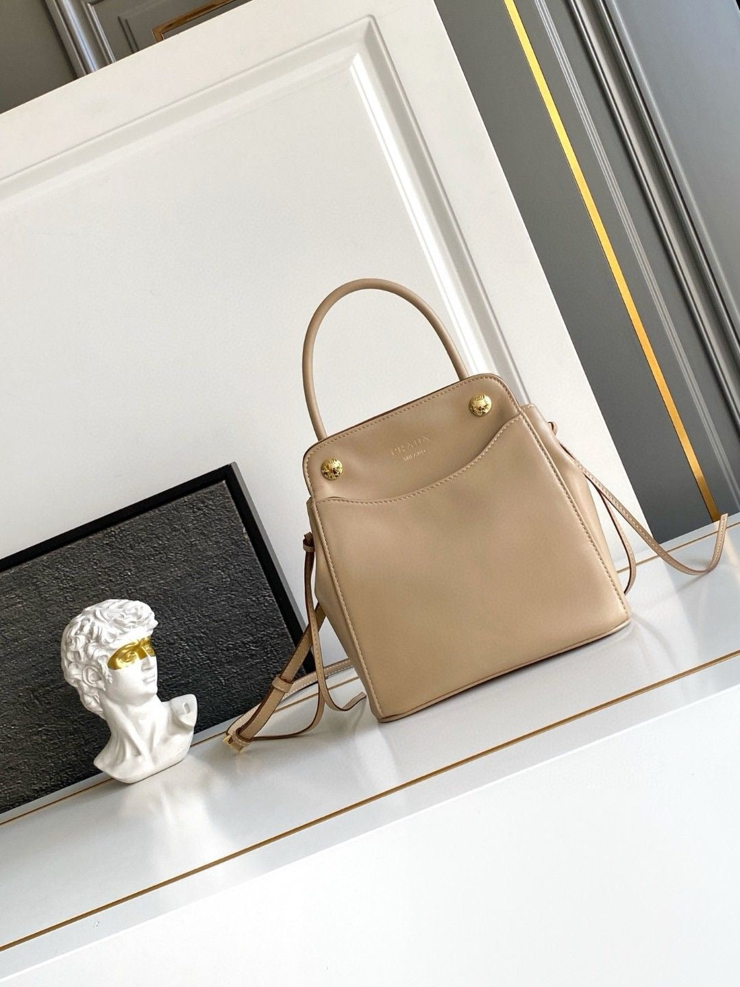 2026 Sand-Colored Mini Leather Handbag 1BA496_2C6A_F0036_V_OOO