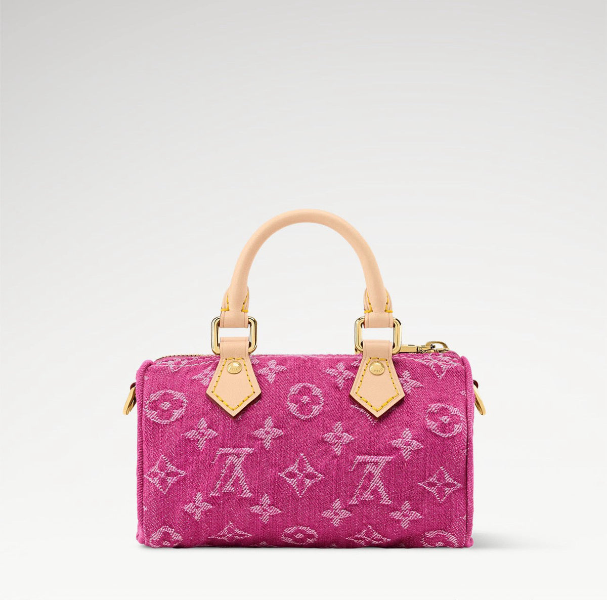 2026 Fuchsia Monogram Denim Mini Pillow Bag M27603