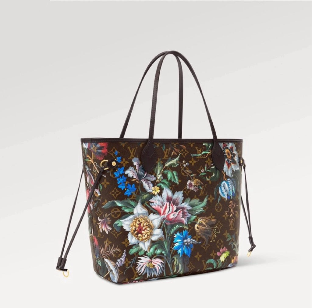 2026 Limited Edition Monogram Ebene Canvas Neverfull MM Handbag M28918