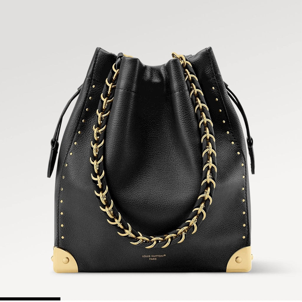 2026 Black Smooth Calfskin Noé Trunk Bucket Bag M29391