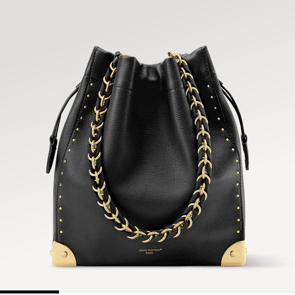 2026 Black Smooth Calfskin Noé Trunk Bucket Bag M29391