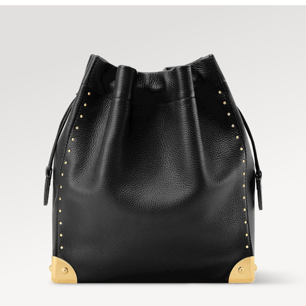 2026 Black Smooth Calfskin Noé Trunk Bucket Bag M29391
