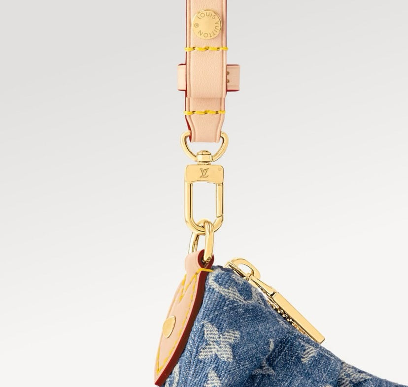 2026 Blue Monogram Jacquard Denim Handbag M13571