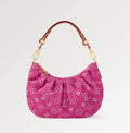 2026 Pochette Valley Fuchsia Monogram Denim Handbag M28327