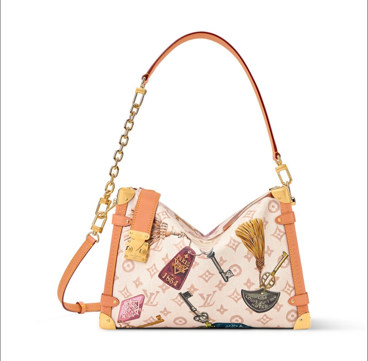 2026 Monogram Dune Canvas Side Trunk GM Handbag M29355
