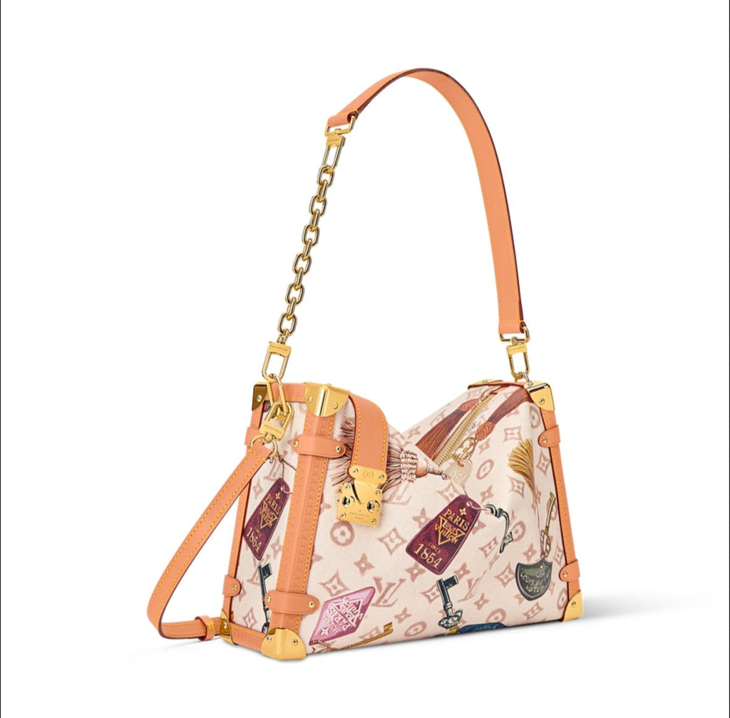 2026 Monogram Dune Canvas Side Trunk GM Handbag M29355