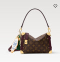 2026 Brown Monogram Canvas Side Trunk MM Handbag M28569