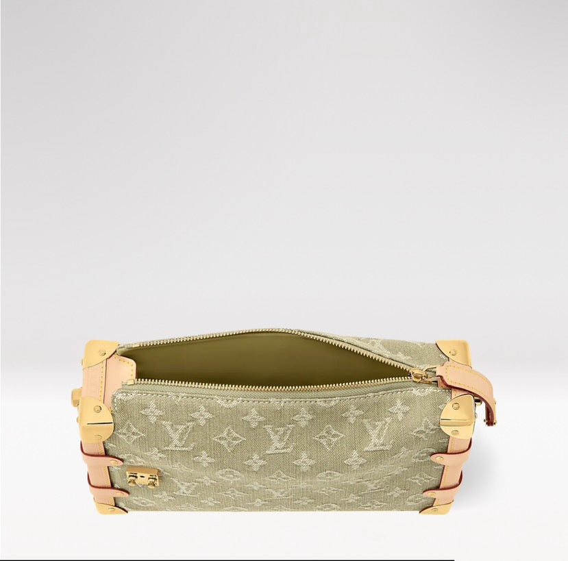 2026 Side Trunk MM East West Classic Jacquard Denim Bag M27451