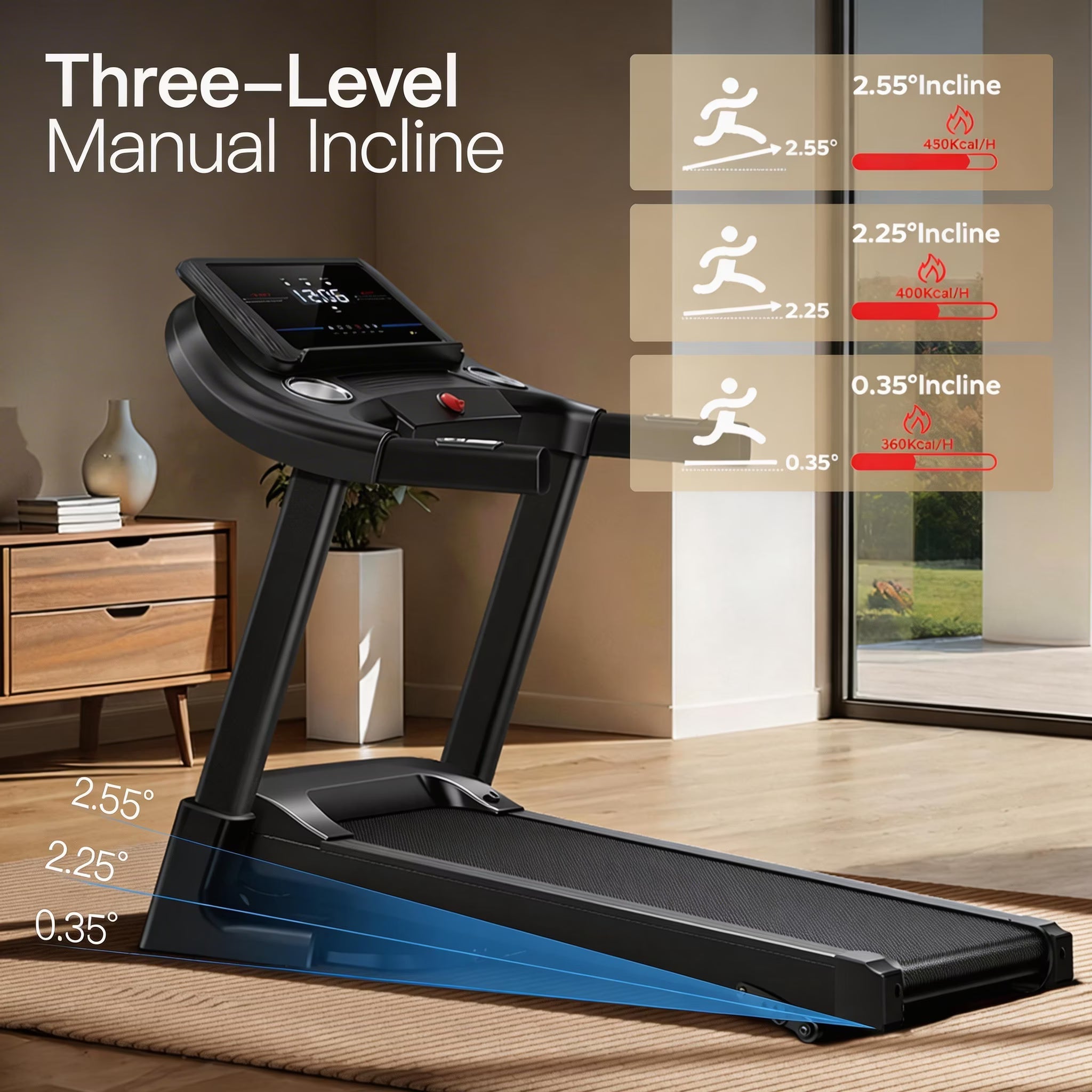 Apus U50 Foldable Smart Treadmill with Incline